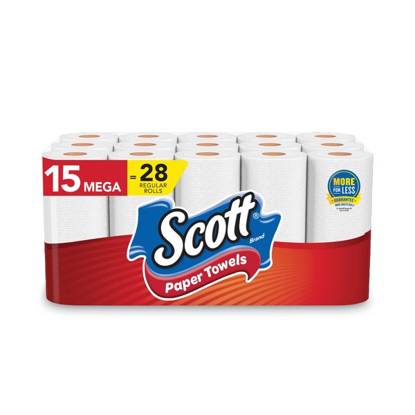 Scott Choose-A-Sheet Mega RL Paper Tow, 30 Rolls KCC 36371